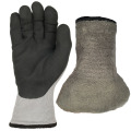 13g Polyester/Acryl -Nickerchen -Strick -Sandy Latex beschichtetes Winter warmer isolierter Bausicherheitshandschuhe